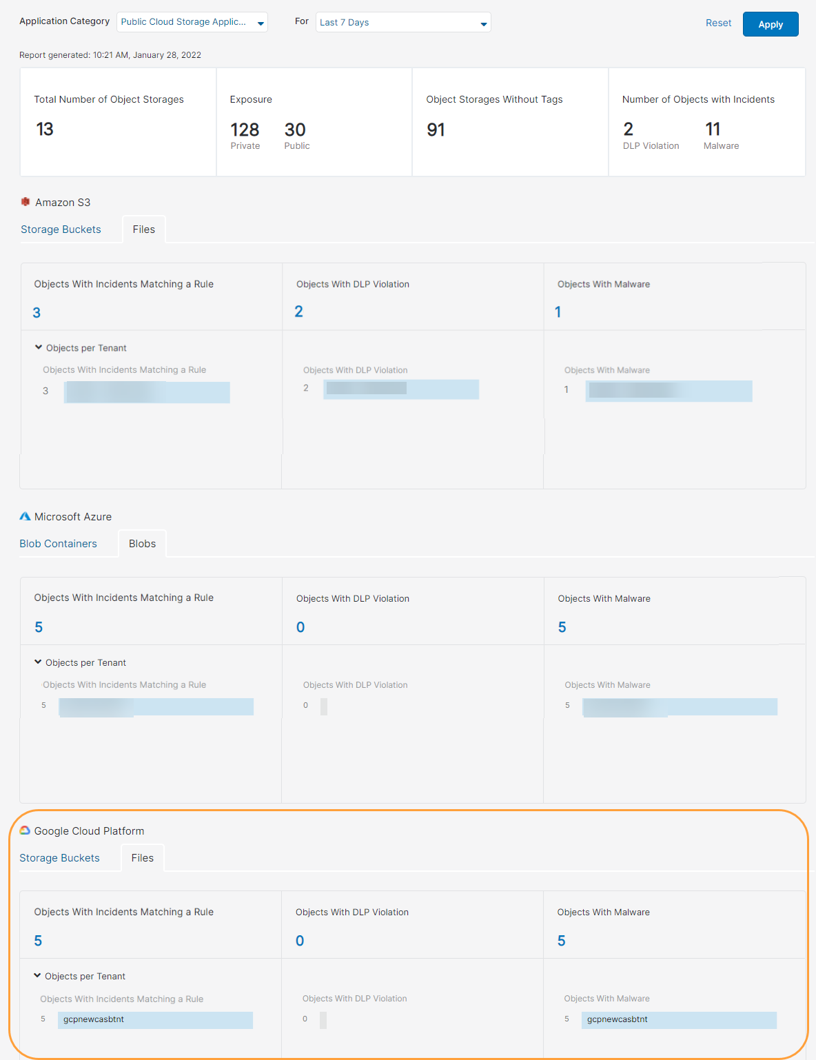SaaS Assets Report Zscaler